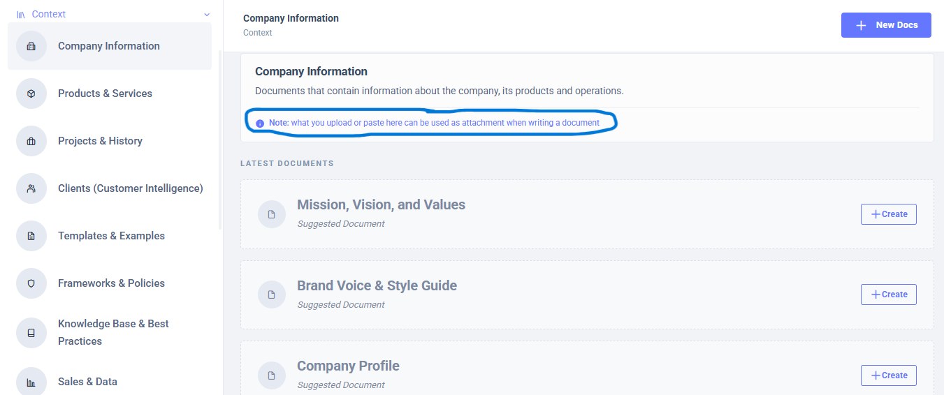 DocAgent Context System