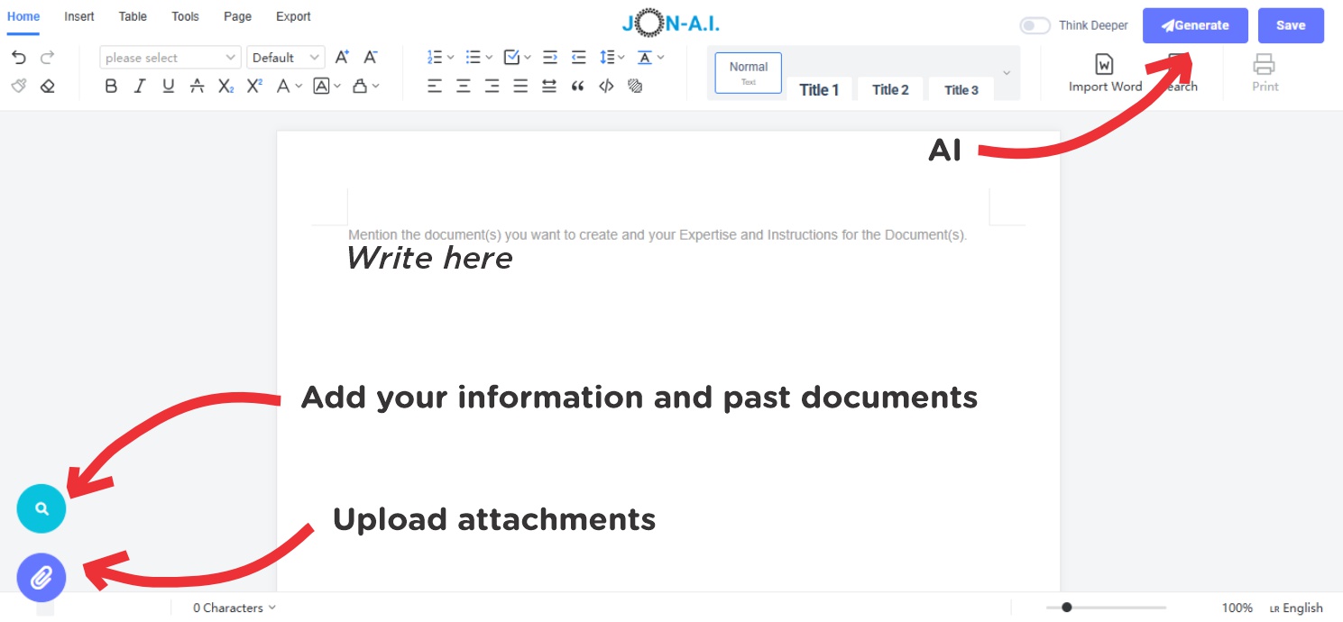 DocAgent How it works to write documents with your information